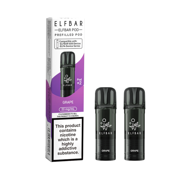 GRAPE ELF BAR PREFILLED PODS