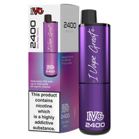 IVG 2400 BLUE RAZZ CHERRY RECHARGEABLE DISPOSABLE VAPE BARS (PACK OF 3)