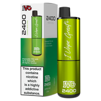 IVG 2400 LEMON AND LIME RECHARGEABLE DISPOSABLE VAPE BARS (PACK OF 3)
