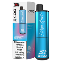 IVG 2400 ICE BLUE RECHARGEABLE DISPOSABLE VAPE BARS (PACK OF 3)
