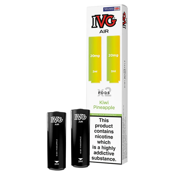 Kiwi Pineapple IVG AIr Pods - 5 packs or 10 packs