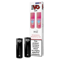 Strawberry Raspberry Ice IVG Air Pods - 5 packs or 10 packs