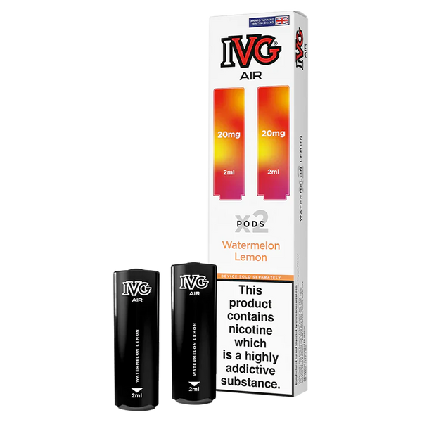Watermelon Lemon IVG Air Pods 5 packs or 10 packs