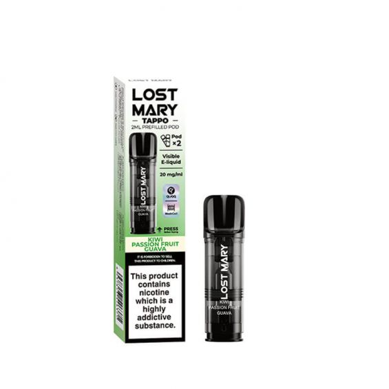 LOST MARY TAPPO PODS - KIWI PASSION FRUIT GUAVA FLAVOUR