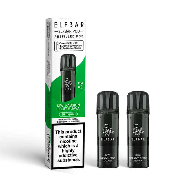 KIWI PASSIONFRUIT GUAVA ELF BAR PREFILLED PODS