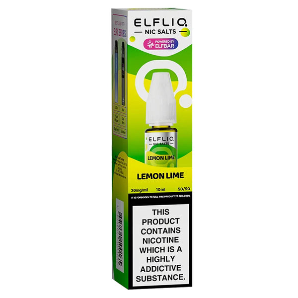Lemon Lime Elfliq Nic Salt Elf Liq E-Liquid 5mg, 10mg, 20mg - 5pks, 10 eJuicey & Wholesale Coils Lemon Lime Elfliq Nic Salt Elf Liq E-Liquid 5mg, 10mg, 20mg - 5pks, 10 eJuicey & Wholesale Coils