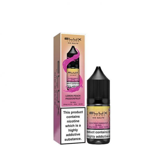 ELUX LEMON PEACH PASSIONFRUIT NIC SALT LIQUID