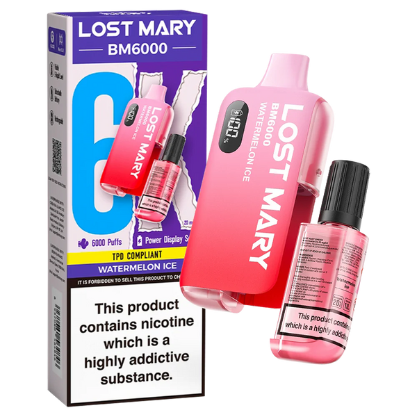 WATEREMLON ICE LOST MARY BM6000 LEGAL BIG PUFF 6K