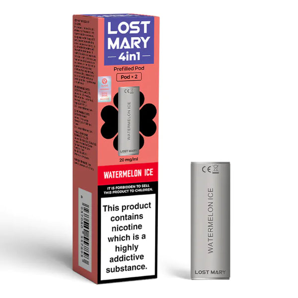 WATERMELON ICE LOST MARY 4 IN 1 PODS (2PK)
