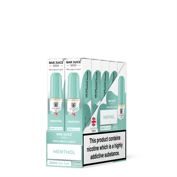 MENTHOL BAR JUICE 5000 NIC SALT LIQUID - BULK OFFERS