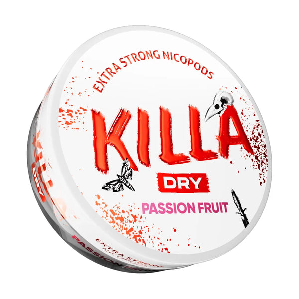 PASSION FRUIT KILLA DRY NICOTINE POUCHES 16MG