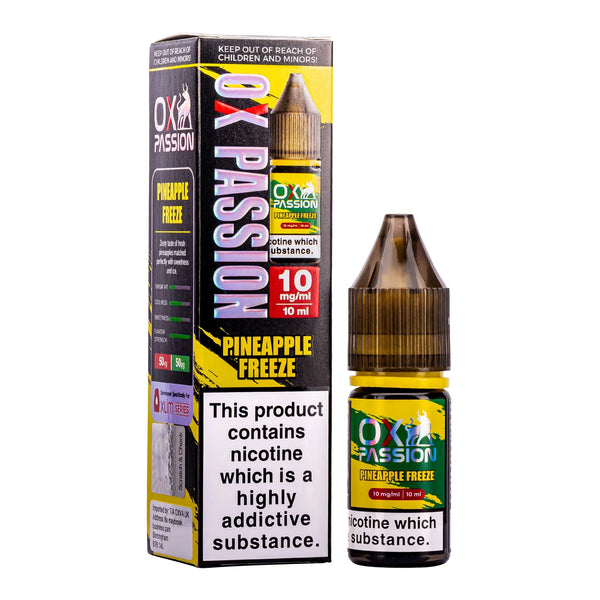 PINEAPPLE FREEZE OX PASSION NICOTINE SALT LIQUID BY OXVA