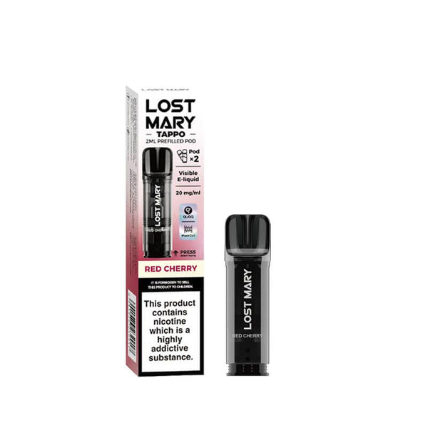 LOST MARY TAPPO PODS - RED CHERRY FLAVOUR