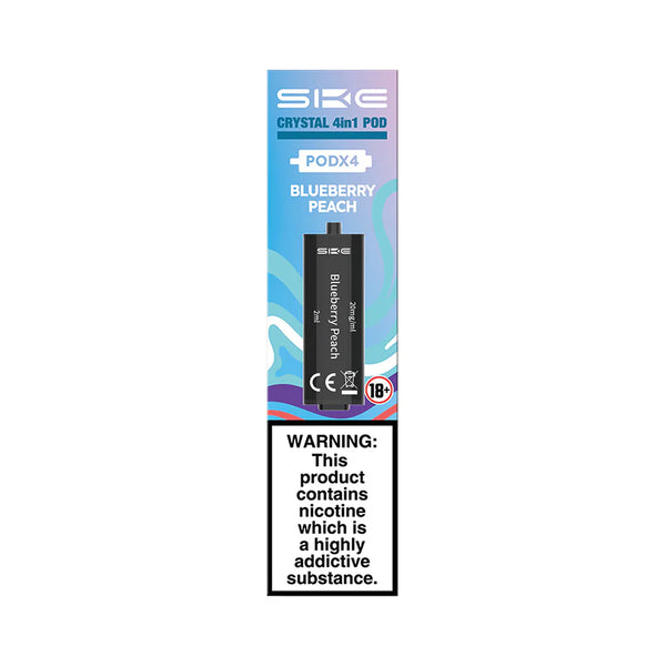 SKE Crystal 4 in 1 Pods - Blueberry Peach