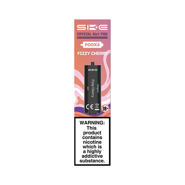 ske crystal 4 in 1 pods - fizzy cherry