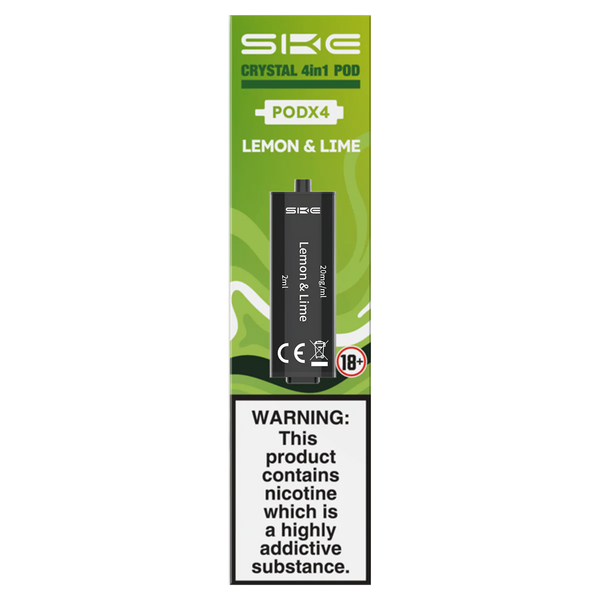 SKE CRYSTAL 4 IN 1 PODS - LEMON & LIME
