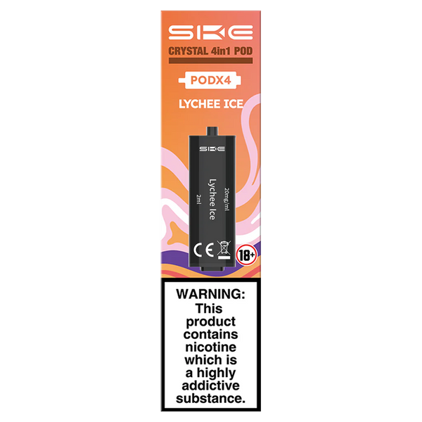 ske crystal 4 in 1 pods - lychee ice