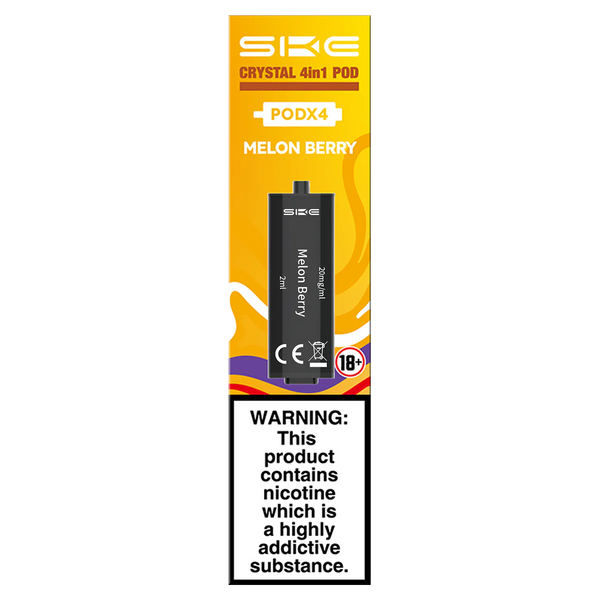 ske crystal 4 in 1 pods - melon berry
