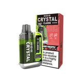 SKE Crystal CL6000 Pod Kits, Dual Mesh, up to 6000 Puffs, Replaceable Pods, 20mg