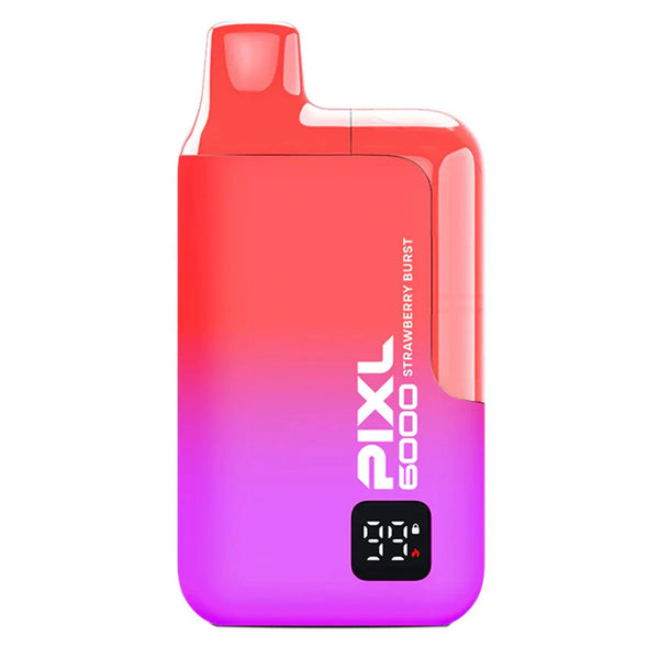 STRAWBERRY BURST PIXL 6000 LEGAL BIG PUFF PACK OF 3