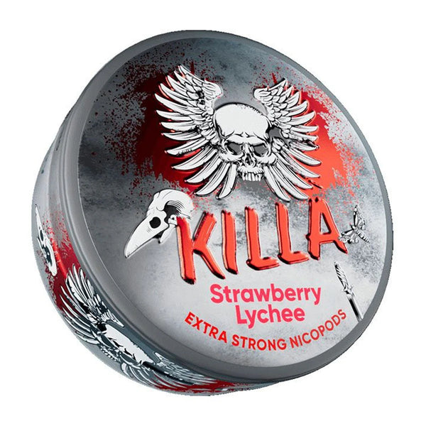 STRAWBERRY LYCHEE KILLA NICOTINE POUCHES 16.5MG