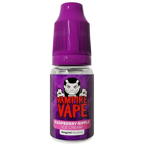 RASPBERRY RIPPLE ICE CREAM DESSERT E-LIQUID BY VAMPIRE VAPE