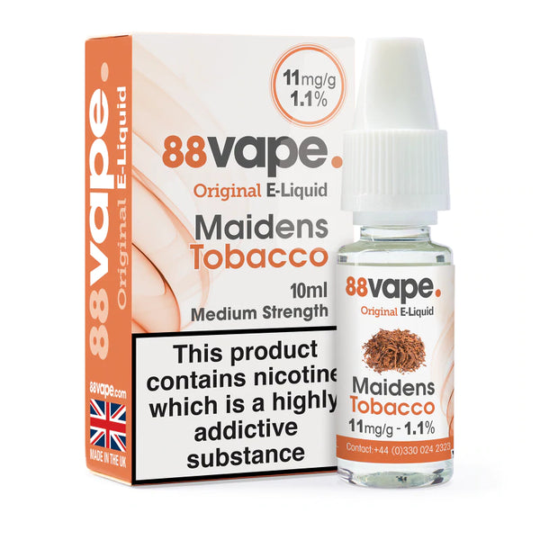 88vape maidens tobacco 11mg