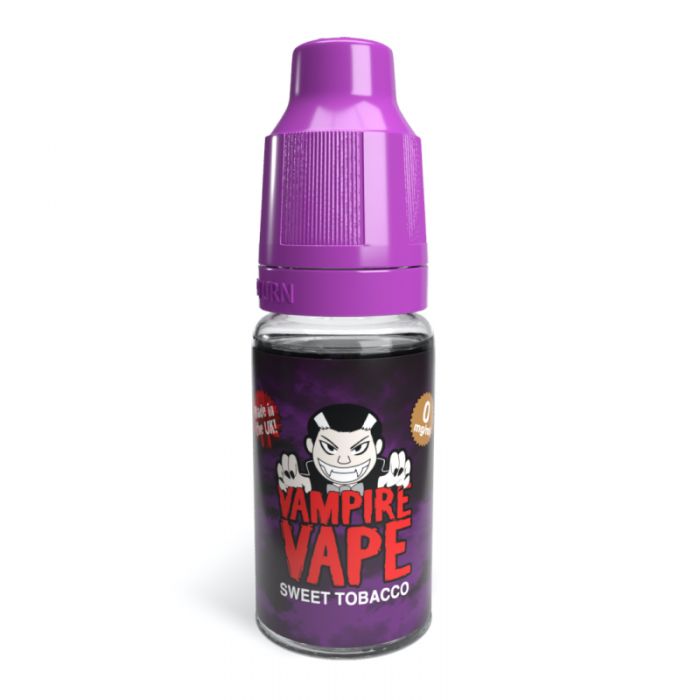 Vampire Vape Sweet Tobacco E-Liquid - 3mg, 6mg, 12mg & 18mg - 50ml, 10 eJuicey & Wholesale Coils Vampire Vape Sweet Tobacco E-Liquid - 3mg, 6mg, 12mg & 18mg - 50ml, 10 eJuicey & Wholesale Coils