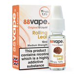 88vape rolling leaf 11mg