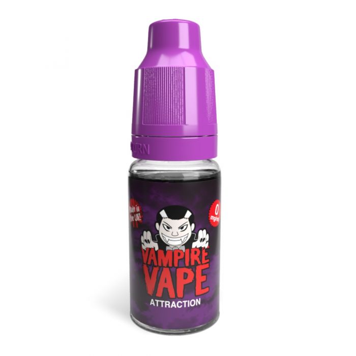 e liquid vape juice 10ml 6mg 12mg 18mg nicotine Vampire Vape Attraction E-Liquid – eJuicey & Wholesale Coils