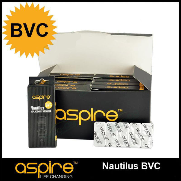 Aspire BVC Nautilus / Mini Nautilus Coils (Box 100) - 1.6ohm, 1.8ohm - Wholesale Coils