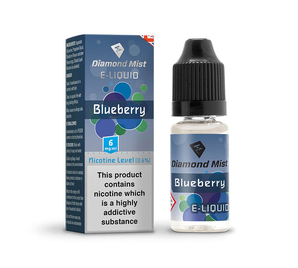 Diamond Mist Blueberry E-Liquid 10ml