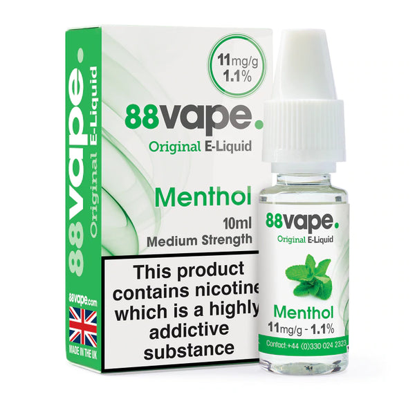 88vape menthol 11mg