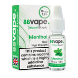 88vape menthol 16mg