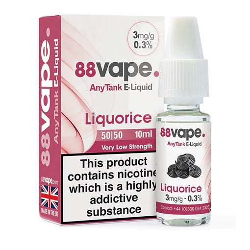 88vape liquorice 3mg