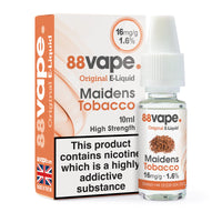 88vape maidens tobacco 16mg