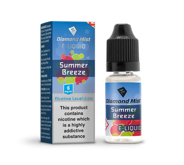 DIAMOND MIST SUMMER BREEZE E-LIQUID 6MG