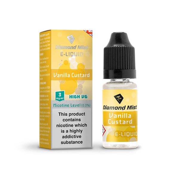 DIAMOND MIST VANILLA CUSTARD E-LIQUID 3MG