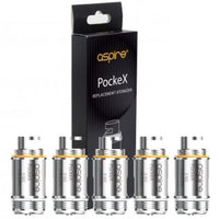 aspire pockex  0.6ohm coils close up
