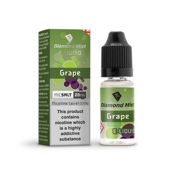 DIAMOND MIST GRAPE 20MG NIC SALT E-LIQUID