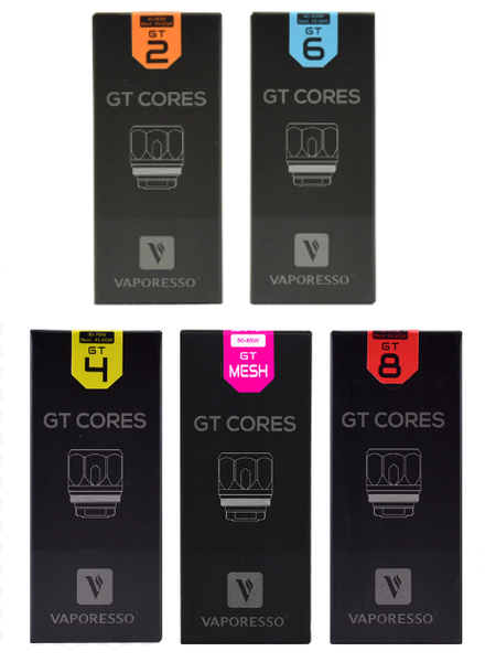 VAPORESSO GT CORE COILS for Revenger NRG, GT2, GT4, GT6, GT8